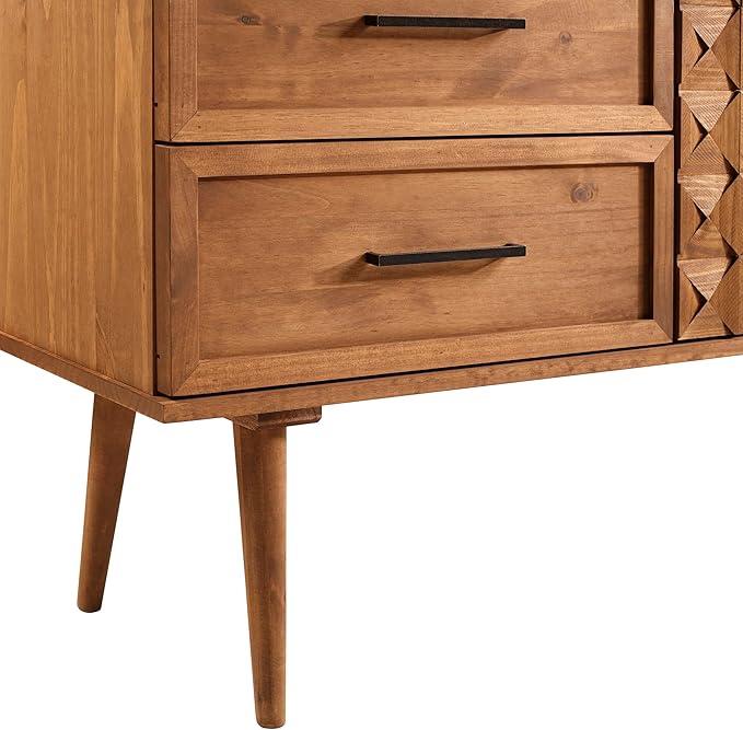 Walker Edison Deluca Boho Solid Wood 2 Door Sideboard - Image 8