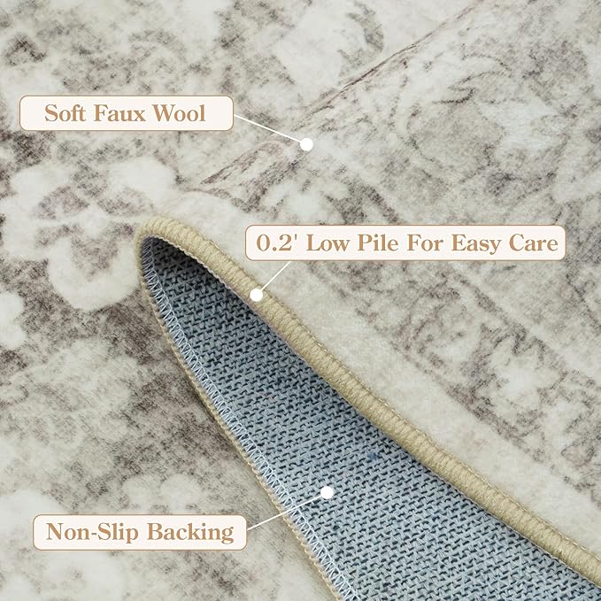 LIVEBOX Washable 2.5x8 Runner Rugs - Image 4