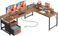 PRAISUN 63 Inch L Shaped Desk by PRAISUN