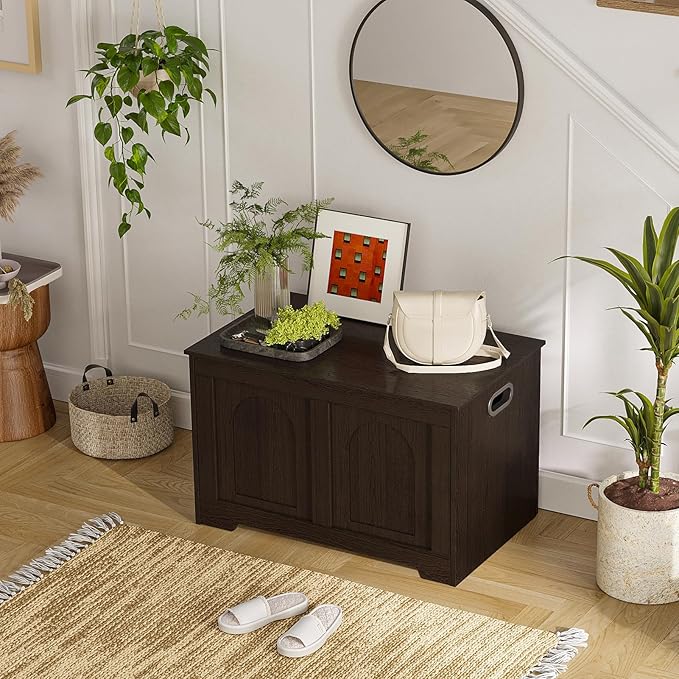 DINZI LVJ Storage Chest, 31.5”Wooden Toy Box - Image 7