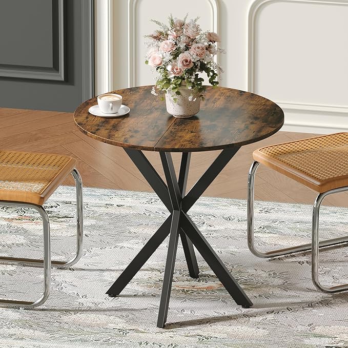 Unovivy 31.5" Small Round Dining Table by Unovivy