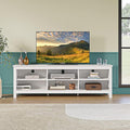 Panana TV Stand with 6 Cubby for 75 inch TV, Television Stands Entertainment by Panana