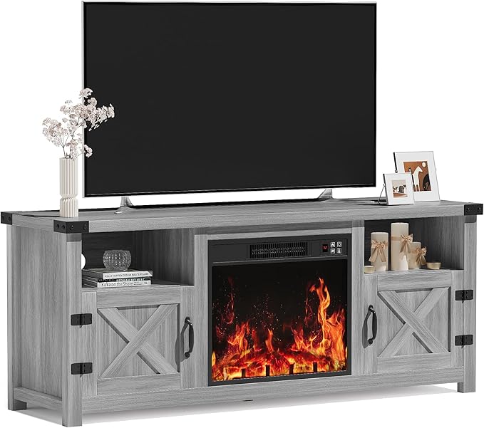 YESHOMY Fireplace TV Stand - Image 8