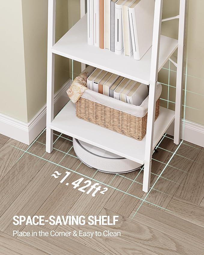 Ladder Shelf, Bookshelf Bookcase, Freestanding Corner Storage Shelve - Image 6