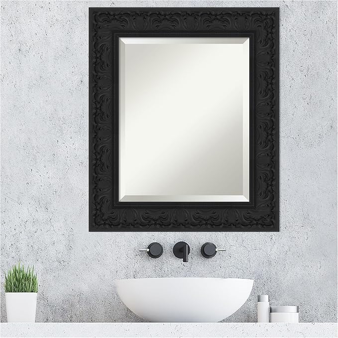 Amanti Art Black Bathroom Mirror - Image 7