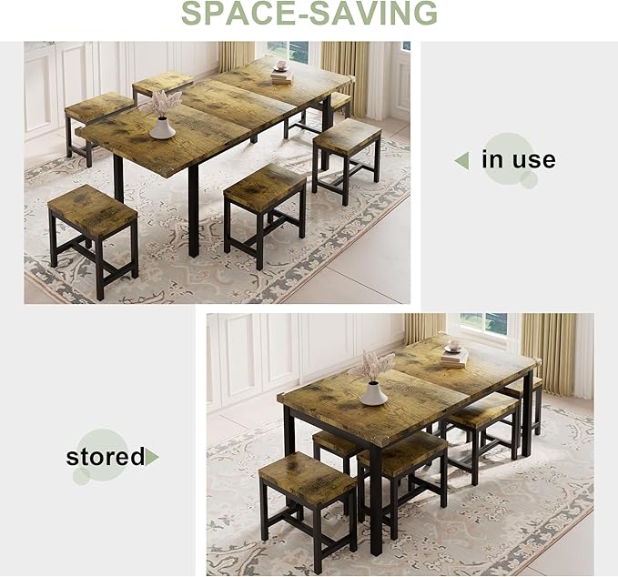 Feonase 7-Piece Dining Table Set - Image 4