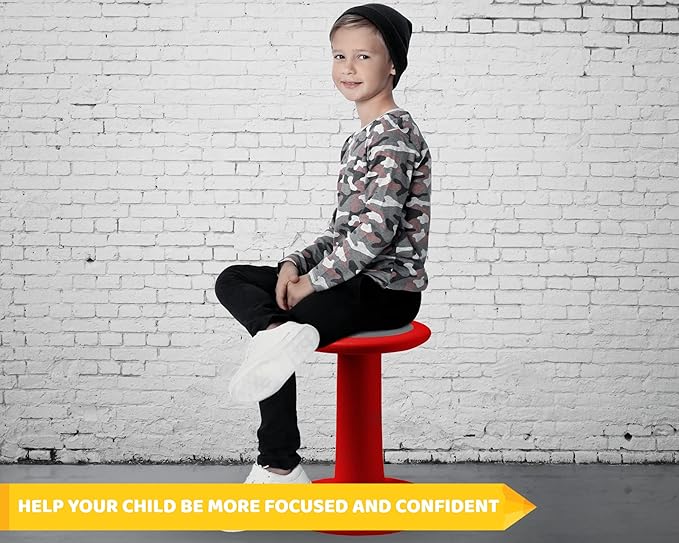 ActiveChairs Kids Wobble Stool, Flexible Elementary Classroom Seating, Improves - Image 4