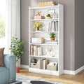 Tribesigns 72-inch Tall Bookcase, Modern 6-Tier White Library Bookshelf by Tribesigns