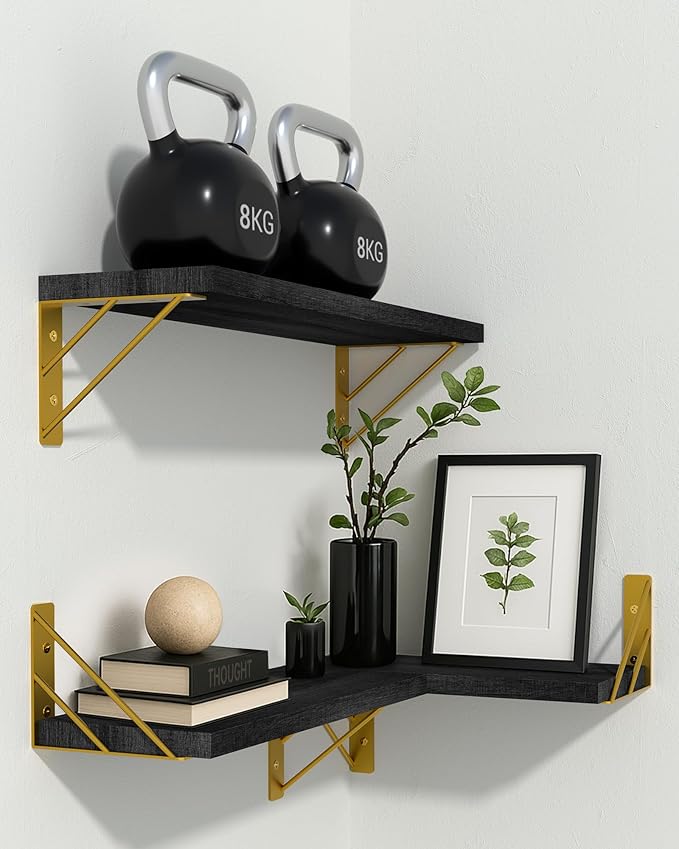 BAYKA Wall Shelves for Bedroom Decor, Floating Wall Shelves for Living Room - Image 2