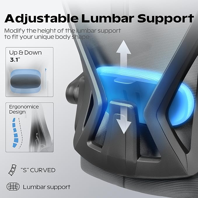 Ergonomic Office Chair, Home Office Desk Chair - Image 5