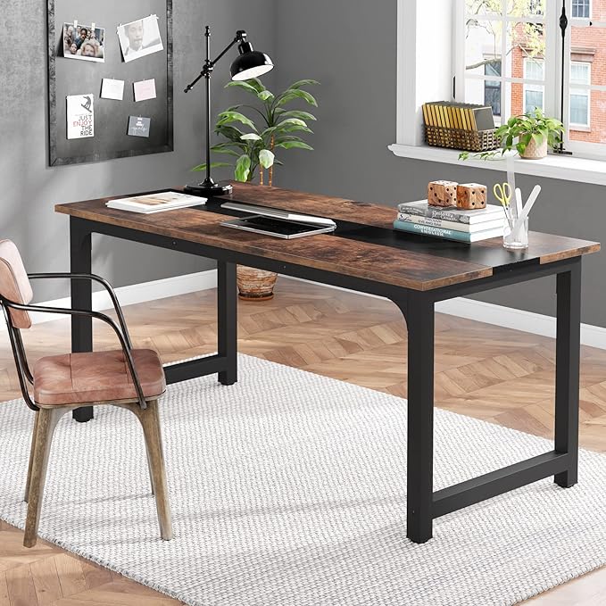 Tribesigns 70.8”Executive Desk, Large Office Computer Desk - Image 3