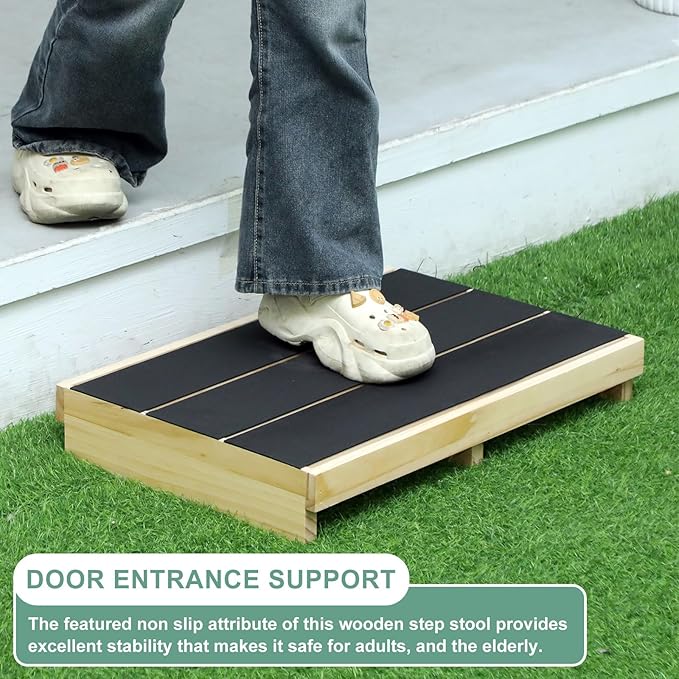 3.5" Wooden Platform Step Stool - Image 7