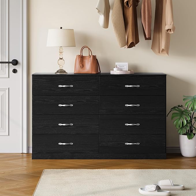 LINSY HOME 8 Drawer Dresser for Bedroom, Modern TV Stand Dressers - Image 6