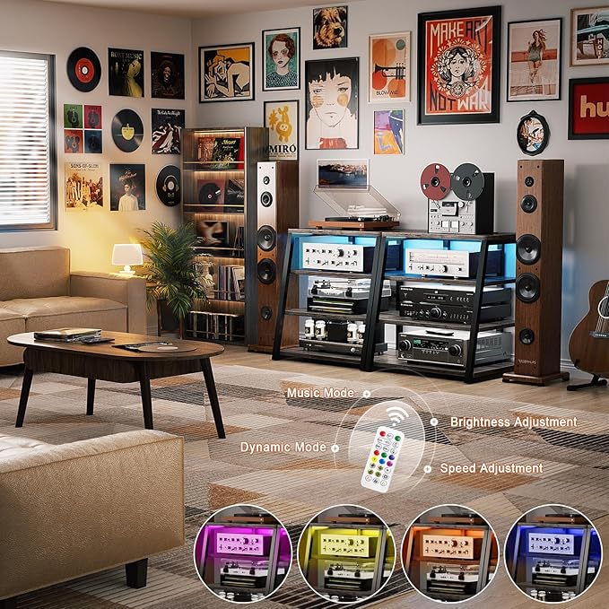 Armocity 4-Tier AV Media Stand - Image 6