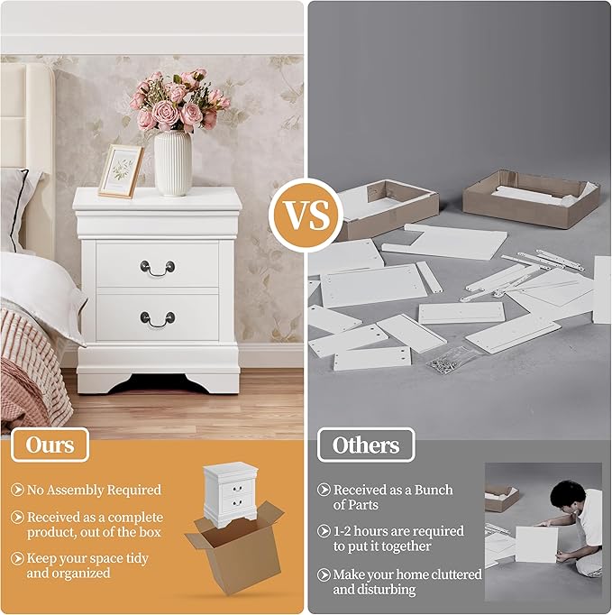 Yaheetech Fully-Assembled Nightstand - Image 4