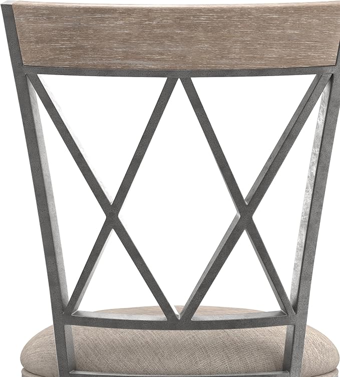Hillsdale Stewart Indoor/Outdoor Swivel Counter Height Stool, Aged Pewter - Image 10