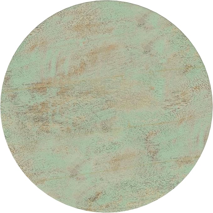 SIMPLIHOME Boyd 13-inch Wide Solid Mango End Table in Green Wash, - Image 4