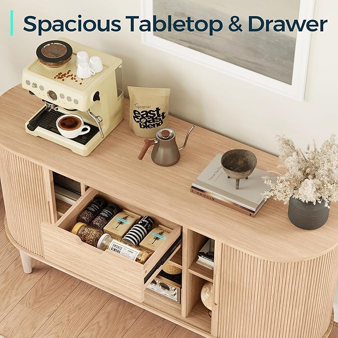 LINSY HOME Sideboard Buffet Cabinet - Image 5