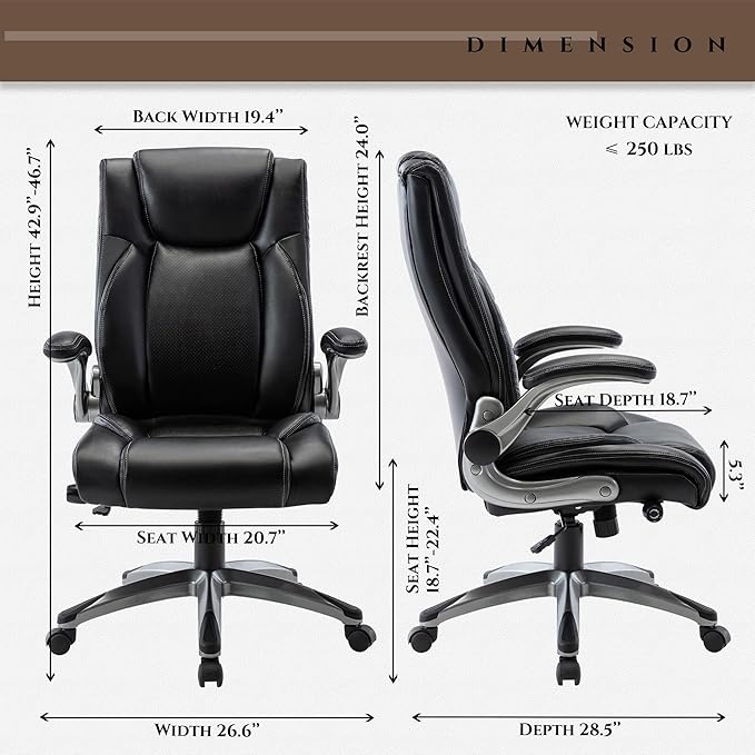 COLAMY Executive Office Ergonomic Chair - Image 3