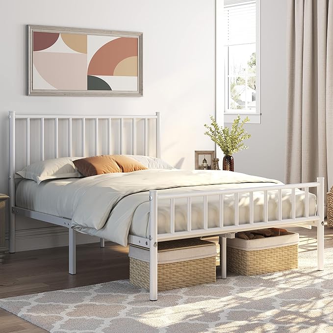 Yaheetech 14 Inch Full Size Bed Frame Metal Platform Bed - Image 3