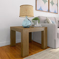 Plank+Beam Modern Square Corner Table, Slim Side Table by PlankBeam