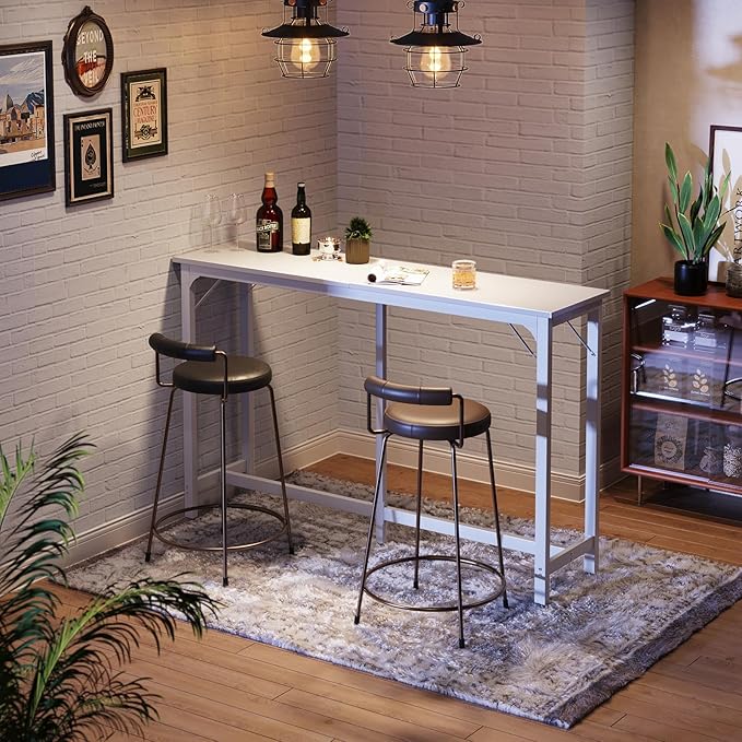 ODK 63 inch Bar Table, Bar Height Pub Table, Counter Height Bar Table, - Image 4