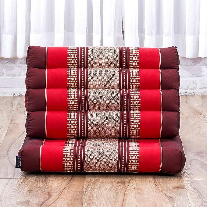 Leewadee 1-Fold Mat with Triangle Cushion – Comfortable TV Pillow, Foldable - Image 4
