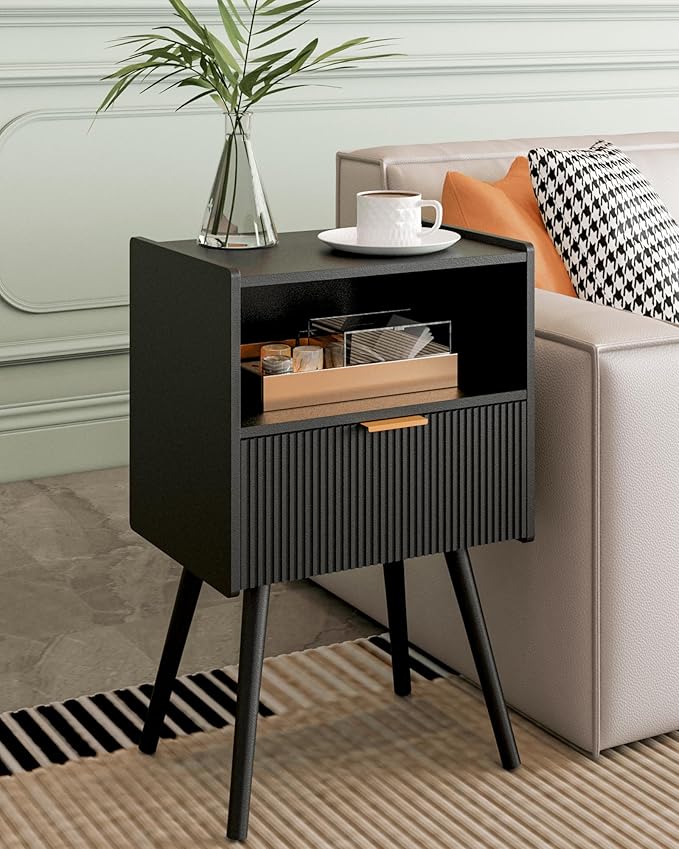 Nightstand, Modern Bedside Table by Unknown