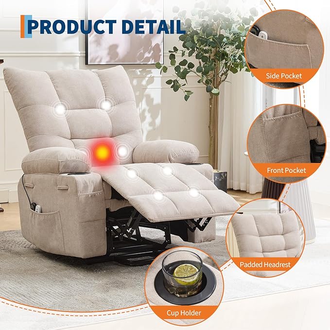 GarveeHome Power Lift Recliner Chair - Image 5