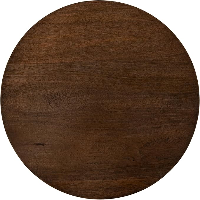 Kate and Laurel Wegner Traditional Wooden Round Side Table, 16 x 26, Elegant - Image 7