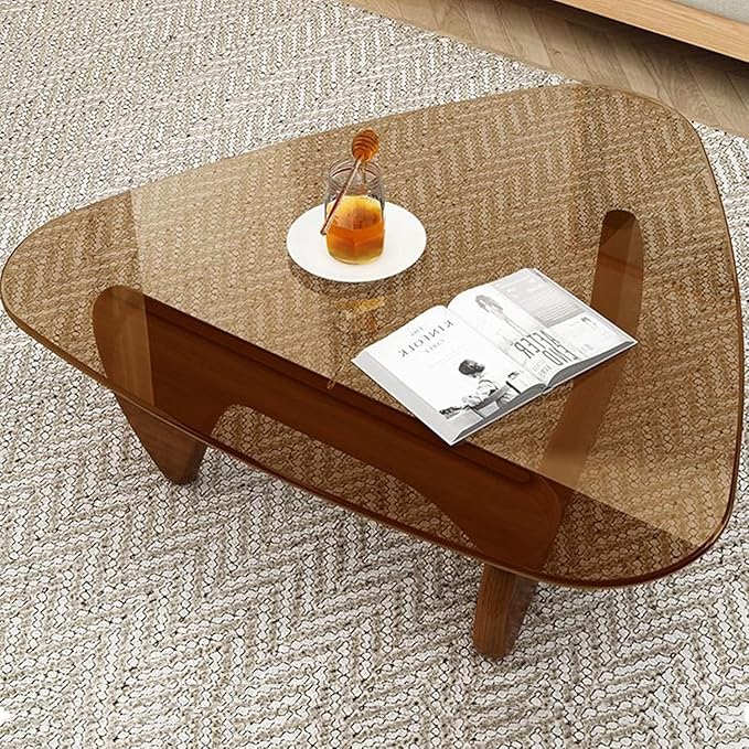 Mid Century Modern Glass Coffee Table, Coffee Table - Image 4