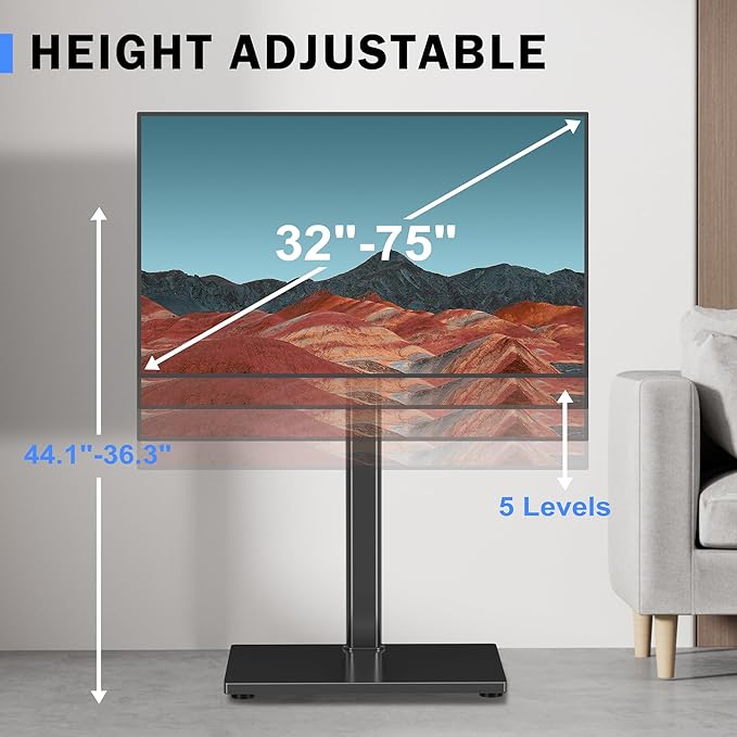 Universal Pedestal TV Stand - Image 5