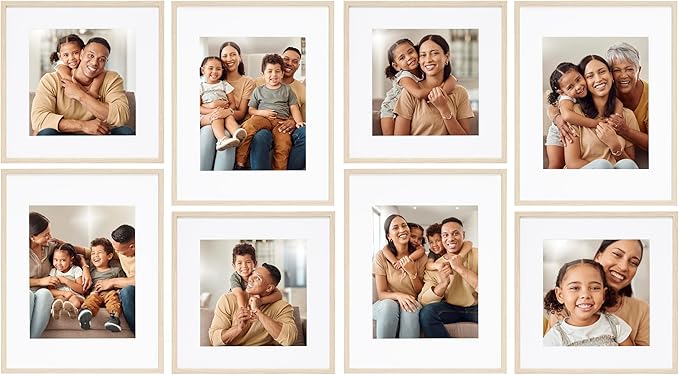 Camden Reed Arcadia 8 Piece Oversized Gallery Wall Frame, 11x14 and 11x11 inch by CamdenReed