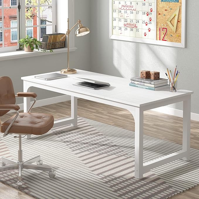 Tribesigns 70.8”Executive Desk, Large Office Computer Desk - Image 3