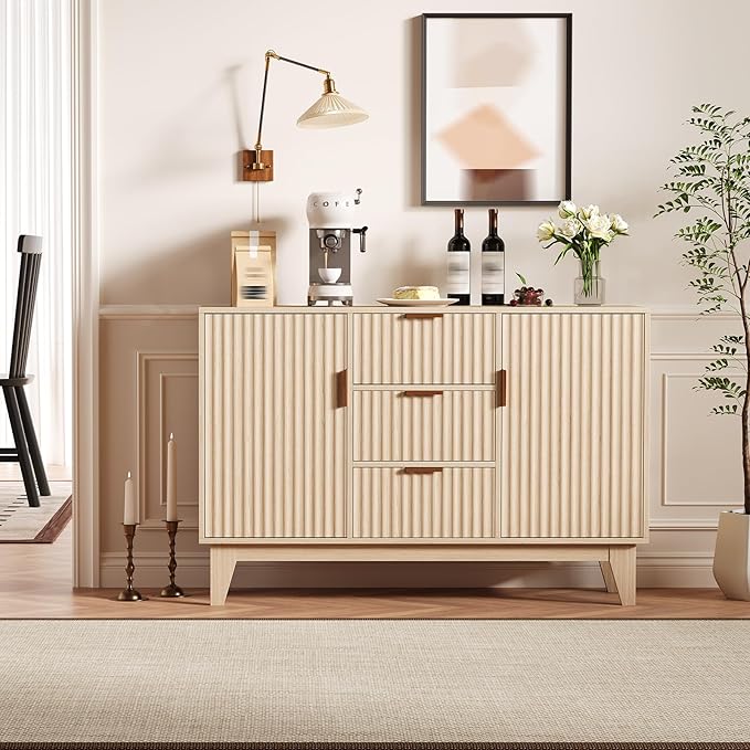 Garvee 47.2" Fluted Buffet Cabinets - Image 6