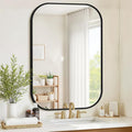 Bathroom Mirrors for Over Sink, 28x40 Black Vanity Mirror for Bathroom Sink by Unknown