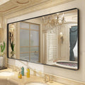 60x30 Black Framed Bathroom Mirror by CHARMOR