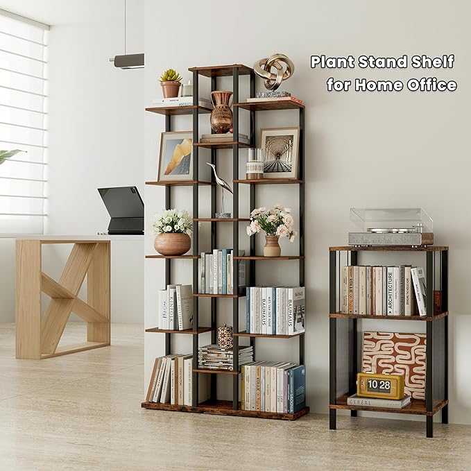 Bookshelf，Small Bookcase for Small Space，6-Tier Bookshelf for Living Room - Image 4