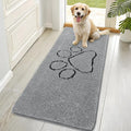 OLANLY Door Mat for Muddy Dog Paws 70x35, Ultra Absorbent Chenille Mud Doormat by OLANLY