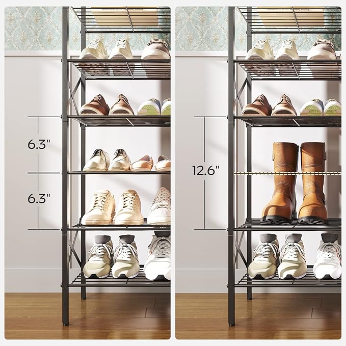 8 Tier Shoe Rack, Large Capacity Shoe Storage Organizer Holds 32 Pairs - Image 7
