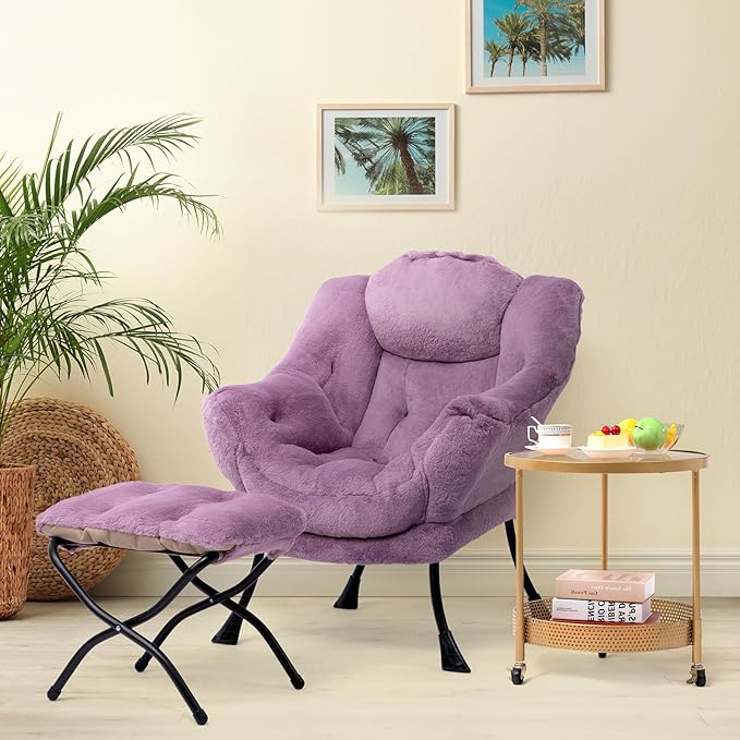 HollyHOME Fabric Lazy Chair - Image 9