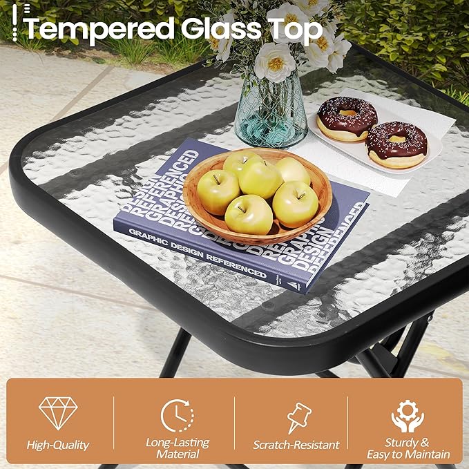 Foldable Outdoor Side Table - Image 5