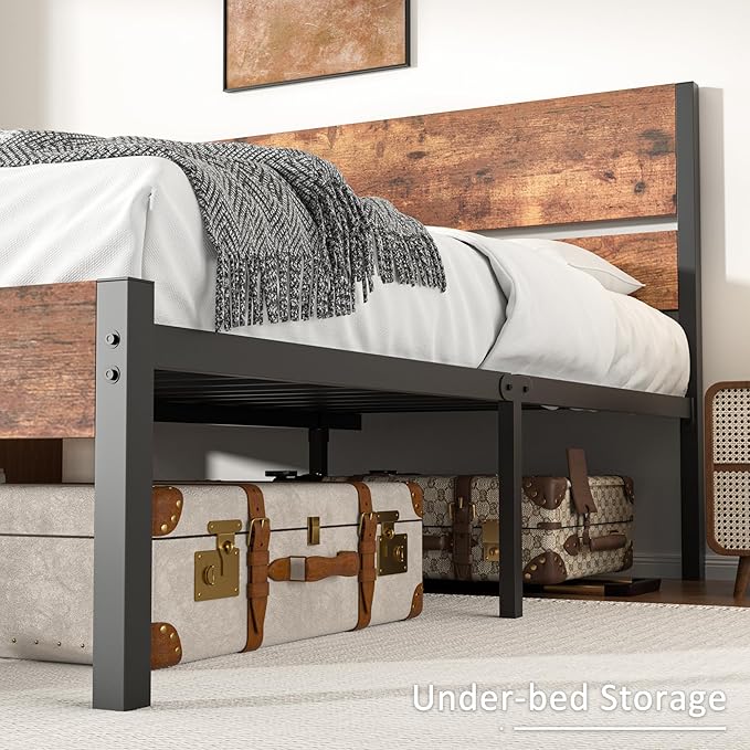 VECELO Queen Size Bed Frame - Image 5