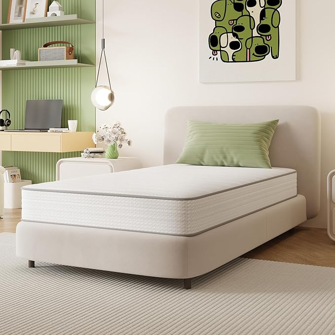 Novilla Twin Mattress, 6 Inch Twin Size Mattresses in a Box by Novilla