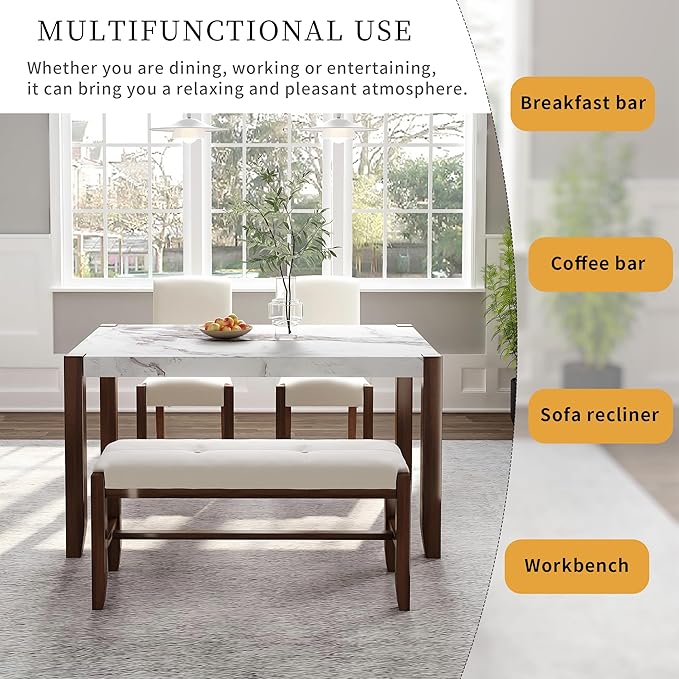 Ball & Cast 4-Piece Dining Furniture Set - Image 6