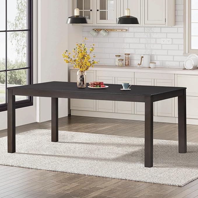 COLAMY Modern Rectangular Dining Table Set, 4-6 Person Capacity, Requires - Image 3