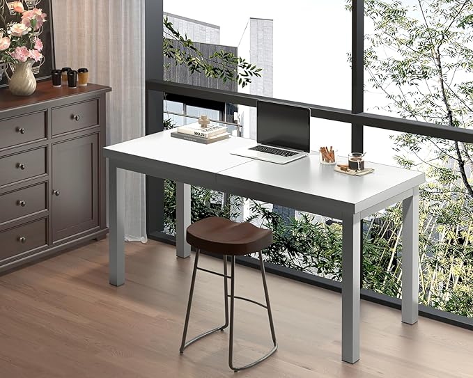 47.2 Inch Small Computer Desk, Home Office Desk, Modern Table - Image 2