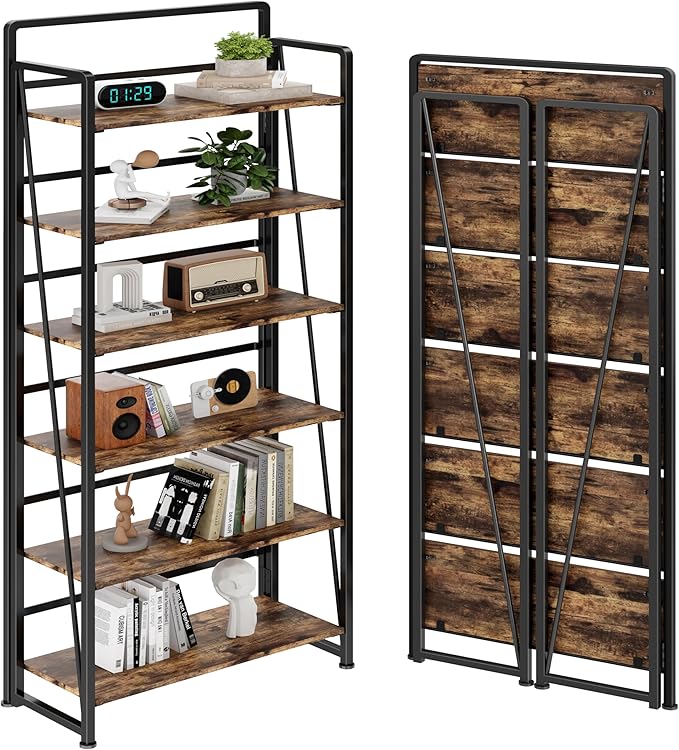 BHG No Assembly Folding Bookshelf by BHG