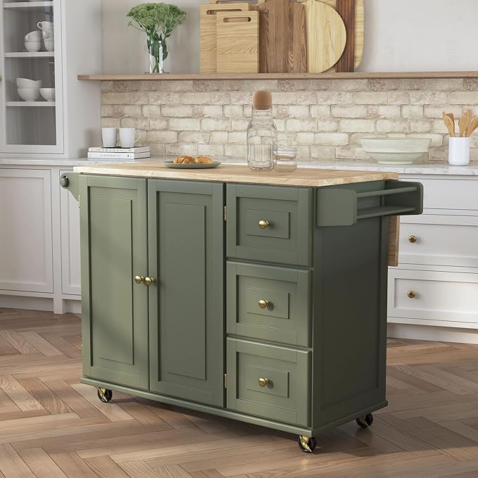 Homestyles Mobile Kitchen Island Cart - Image 3