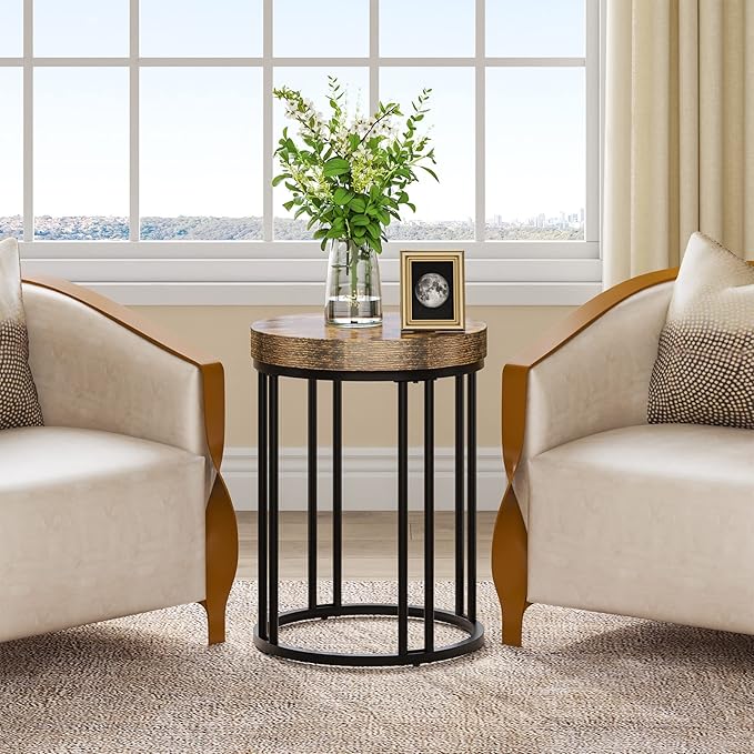 LITTLE TREE Round Side Table, End Table - Image 5